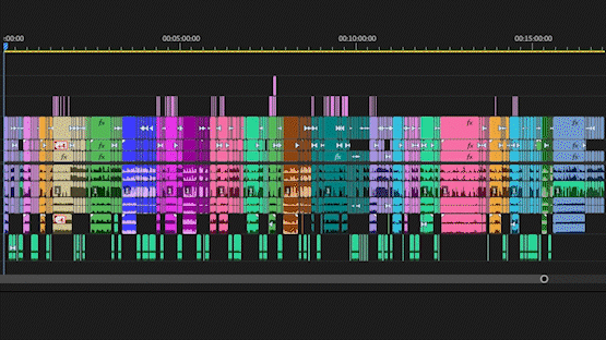 Timeline: Micro-dissolvenza audio applicata